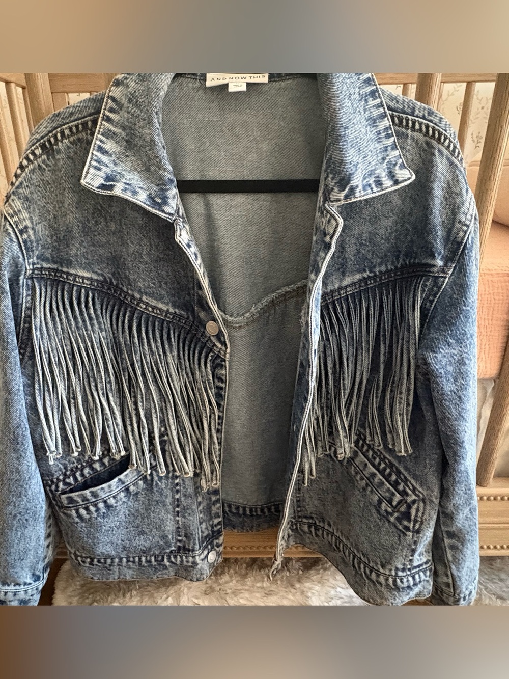 Fringe Denim Jacket